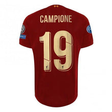Load image into Gallery viewer, LFC MENS EUROPEAN HOME SHIRT 19/20 - UCL GOLD - CAMPIONE 19