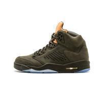 Load image into Gallery viewer, Men's Jordan 5 Retro Take Flight Basketball Shoes - Olive
