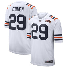 Load image into Gallery viewer, Tarik Cohen Chicago Bears Nike 2019 100th Season Alternate Classic Player Game Jersey - White
