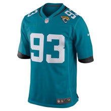 Load image into Gallery viewer, Calais Campbell Jacksonville Jaguars Nike New 2018 Game Jersey - Teal