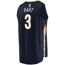 Load image into Gallery viewer, Josh Hart New Orleans Pelicans Fanatics Branded Fast Break Replica Jersey Navy - Icon Edition