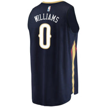 Load image into Gallery viewer, Troy Williams New Orleans Pelicans Fanatics Branded Fast Break Jersey - Icon Edition - Navy