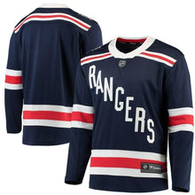 Load image into Gallery viewer, New York Rangers Fanatics Branded 2018 Winter Classic Breakaway Blank Jersey - Navy