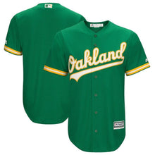 Load image into Gallery viewer, Oakland Athletics Majestic Cool Base Team Jersey - Kelly Green
