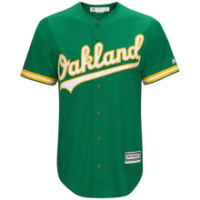Load image into Gallery viewer, Oakland Athletics Majestic Cool Base Team Jersey - Kelly Green