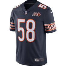 Load image into Gallery viewer, Roquan Smith Chicago Bears Nike NFL 100th Season Limited Jersey - Navy
