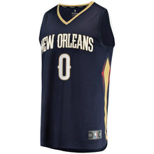 Load image into Gallery viewer, Troy Williams New Orleans Pelicans Fanatics Branded Fast Break Jersey - Icon Edition - Navy
