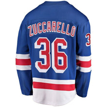 Load image into Gallery viewer, Mats Zuccarello New York Rangers Fanatics Branded Breakaway Player Jersey - Royal