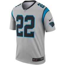 Load image into Gallery viewer, Christian McCaffrey Carolina Panthers Nike Inverted Legend Jersey - Silver