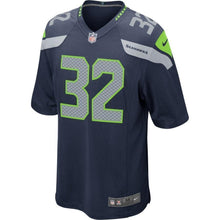 Load image into Gallery viewer, Chris Carson Seattle Seahawks Nike Game Jersey - Navy