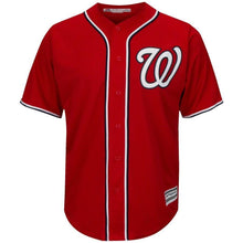 Load image into Gallery viewer, Stephen Strasburg Washington Nationals Majestic Alternate Official Cool Base Player Jersey - Scarlet