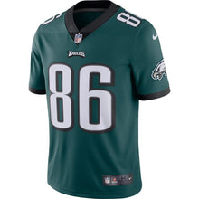 Load image into Gallery viewer, Zach Ertz Philadelphia Eagles Nike Vapor Limited Jersey - Midnight Green
