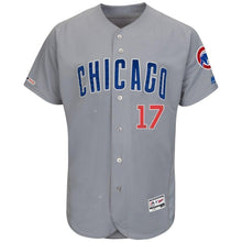 Load image into Gallery viewer, Kris Bryant Chicago Cubs Majestic Road Flex Base Collection Player Jersey - Gray/Royal