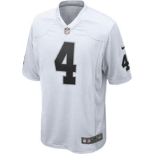 Load image into Gallery viewer, Derek Carr Oakland Raiders Nike Game Jersey - White