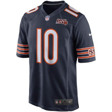 Load image into Gallery viewer, Mitchell Trubisky Chicago Bears Nike 100th Season Game Jersey - Navy