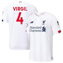 Load image into Gallery viewer, Virgil Van Dijk Liverpool New Balance Away Soccer Jersey 2019-20 – White
