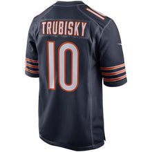 Load image into Gallery viewer, Mitchell Trubisky Chicago Bears Nike 100th Season Game Jersey - Navy