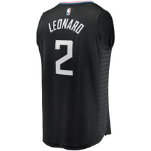 Load image into Gallery viewer, Kawhi Leonard LA Clippers Fanatics Branded Fast Break Replica Jersey Black - Statement Edition