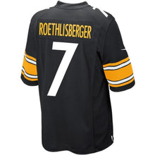 Load image into Gallery viewer, Ben Roethlisberger Pittsburgh Steelers Nike Game Jersey - Black