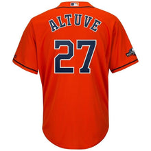 Load image into Gallery viewer, Jose Altuve Houston Astros Majestic 2019 Postseason Official Cool Base Player Jersey - Orange