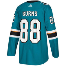 Load image into Gallery viewer, Brent Burns San Jose Sharks adidas Player Jersey - Teal