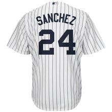 Load image into Gallery viewer, Gary Sanchez New York Yankees Majestic Home Official Cool Base Player Jersey - White/Navy