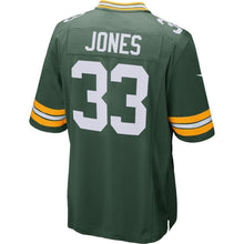 Load image into Gallery viewer, Aaron Jones Green Bay Packers Nike Player Game Jersey - Green