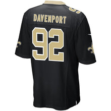 Load image into Gallery viewer, Marcus Davenport New Orleans Saints Nike Game Jersey - Black