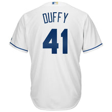 Load image into Gallery viewer, Danny Duffy Kansas City Royals Majestic Cool Base Home Player Jersey - White