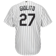 Load image into Gallery viewer, Lucas Giolito Chicago White Sox Majestic Official Cool Base Player Jersey - White/Black