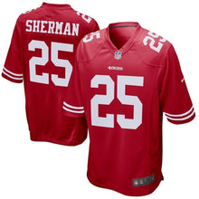 Load image into Gallery viewer, Richard Sherman San Francisco 49ers Nike Game Jersey - Scarlet