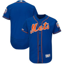 Load image into Gallery viewer, New York Mets Majestic Home Flex Base Collection Team Jersey - White/Royal
