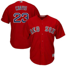 Load image into Gallery viewer, Michael Chavis Boston Red Sox Majestic Official Cool Base Player Jersey - Scarlet