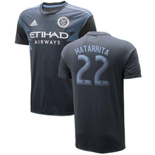 Load image into Gallery viewer, Ronald Matarrita New York City FC 2018 Secondary Player Jersey – Gray