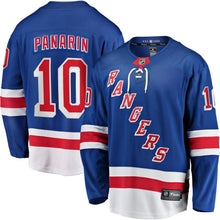Load image into Gallery viewer, Artemi Panarin New York Rangers Fanatics Branded Home Breakaway Player Jersey - Blue