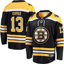 Load image into Gallery viewer, Charlie Coyle Boston Bruins Fanatics Branded Home Breakaway Player Jersey - Black