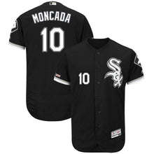 Load image into Gallery viewer, Yoan Moncada Chicago White Sox Majestic Home  Collection Flex Base Player Jersey - White/Black