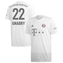 Load image into Gallery viewer, Serge Gnabry Bayern Munich Away Soccer Jersey 2019-20 – White
