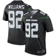 Load image into Gallery viewer, Leonard Williams New York Jets Nike Color Rush Legend Jersey - Stealth Black