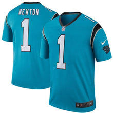 Load image into Gallery viewer, Cam Newton Carolina Panthers Nike Color Rush Legend Jersey - Blue