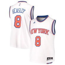 Load image into Gallery viewer, Michael Beasley New York Knicks adidas Home Jersey - White