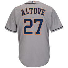 Load image into Gallery viewer, Jose Altuve Houston Astros Majestic Road Official Cool Base Player Jersey - Gray
