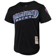 Load image into Gallery viewer, Luis Gonzalez Arizona Diamondbacks Mitchell &amp; Ness Cooperstown Collection Mesh Batting Practice Button-Up Jersey – Black