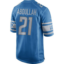 Load image into Gallery viewer, Ameer Abdullah Detroit Lions Nike Game Player Jersey - Blue