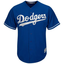 Load image into Gallery viewer, Clayton Kershaw Los Angeles Dodgers Majestic Cool Base Player Jersey - White/Royal