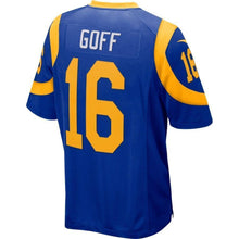 Load image into Gallery viewer, Jared Goff Los Angeles Rams Nike Game Player Jersey - Royal