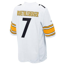 Load image into Gallery viewer, Ben Roethlisberger Pittsburgh Steelers Nike Game Jersey - White
