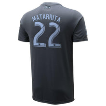 Load image into Gallery viewer, Ronald Matarrita New York City FC 2018 Secondary Player Jersey – Gray