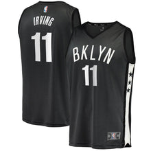 Load image into Gallery viewer, Kyrie Irving Brooklyn Nets Fanatics Branded  Fast Break Jersey Charcoal - Statement Edition