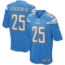 Load image into Gallery viewer, Melvin Gordon Los Angeles Chargers Nike Game Player Jersey - Powder Blue